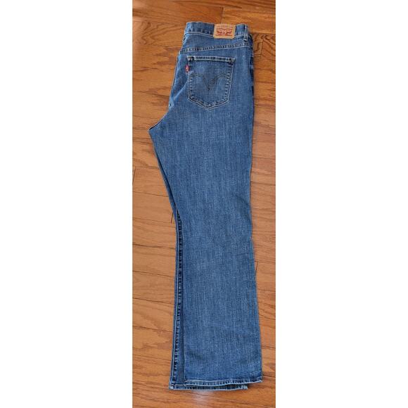 Levi's Jeans Women Size 14 Classic Boot Med Wash (Actual 34W X 30L) - Picture 6 of 14